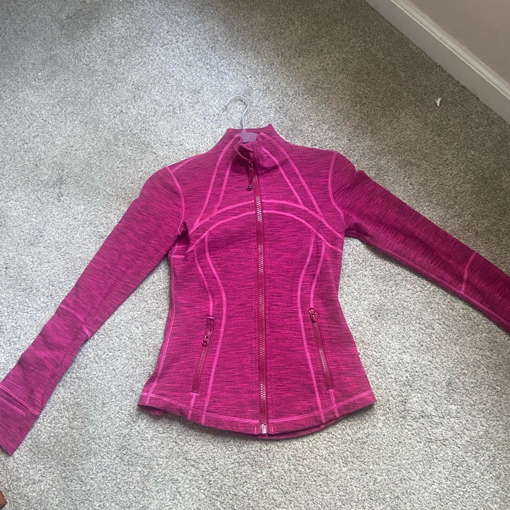 Pink lululemon define jacket